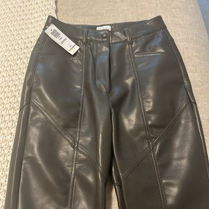Aritzia leather rebel pant
